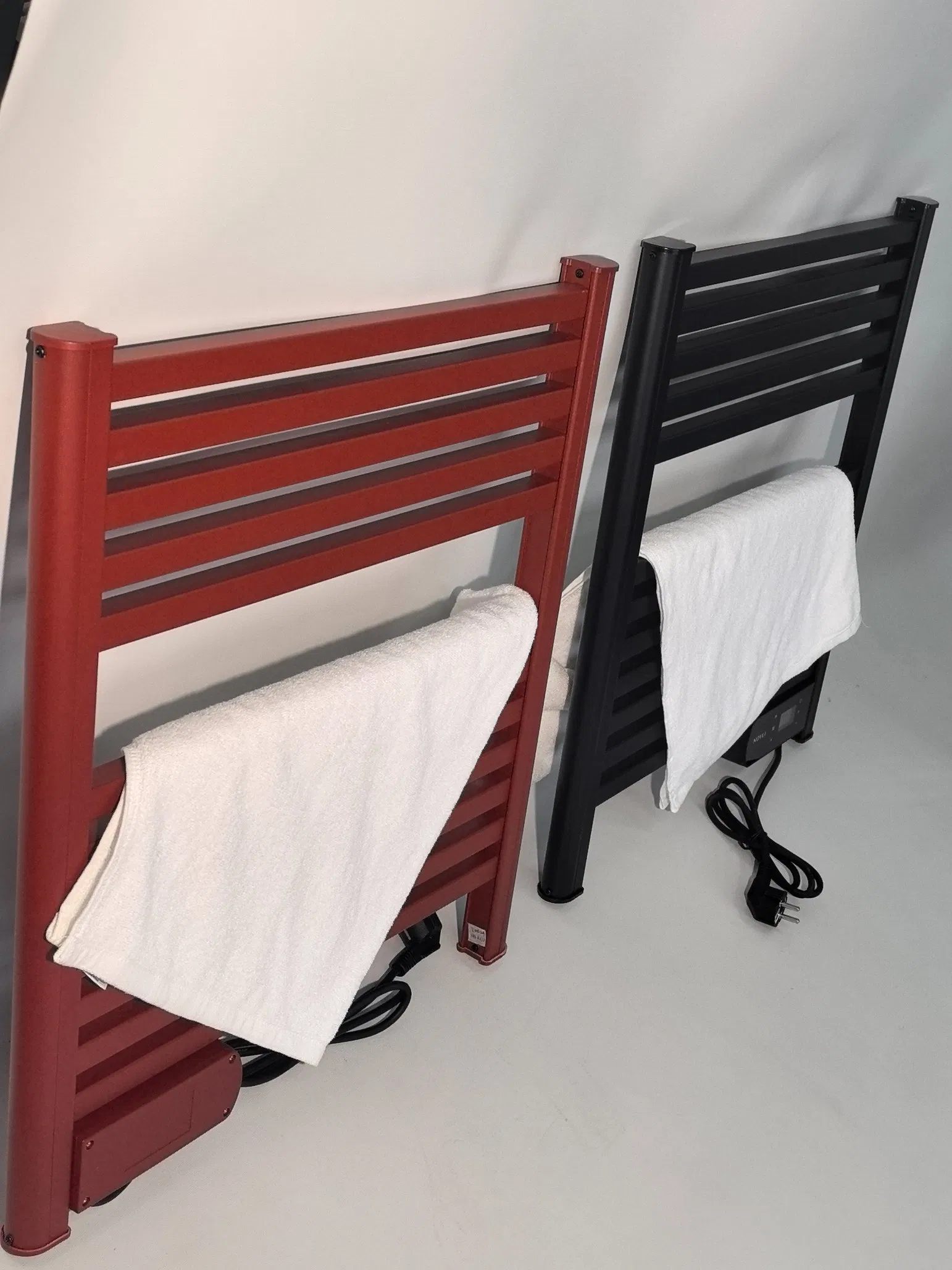 300W Tl-2.2s Low Surface Temperature Safe for Kids, 230V EU Standard, Mobile Floor Stand Included, Smart LCD Electric Towel Heater