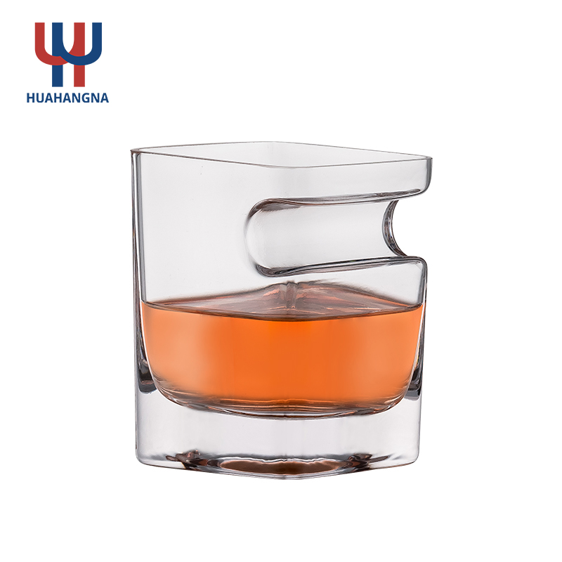 Hand Made Customizable Colors Square Whiskey Glass Crystal Glass Gift Sets