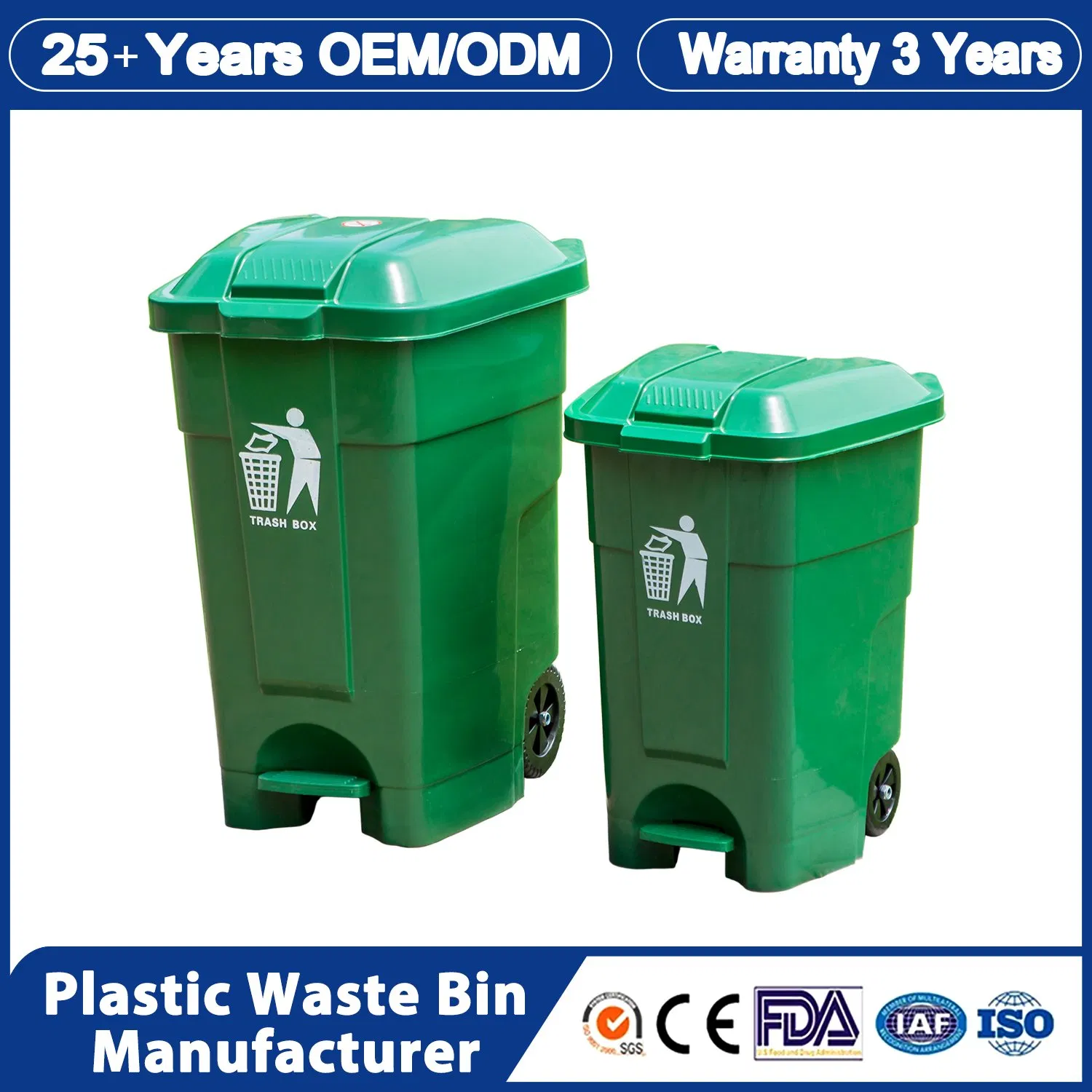 OEM Contenedor De Residuos Con Pedal 13 Gallon Office Type Inroom Community Plastic Trash Can Waste Bins Dustbin for Home Use