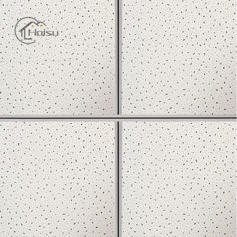 Sound Absorption Moisture-Proof Fire-Proof Mineral Fiber Ceiling Board 595X595X12mm