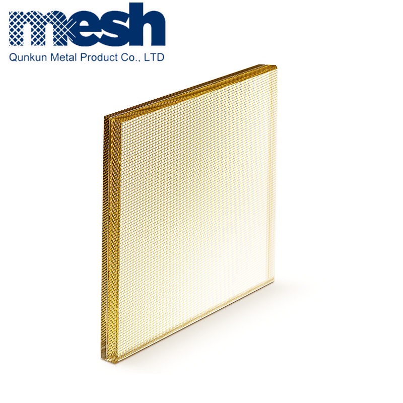 Laminated Glass Metal Material Factory Supplier New Mesh Type
