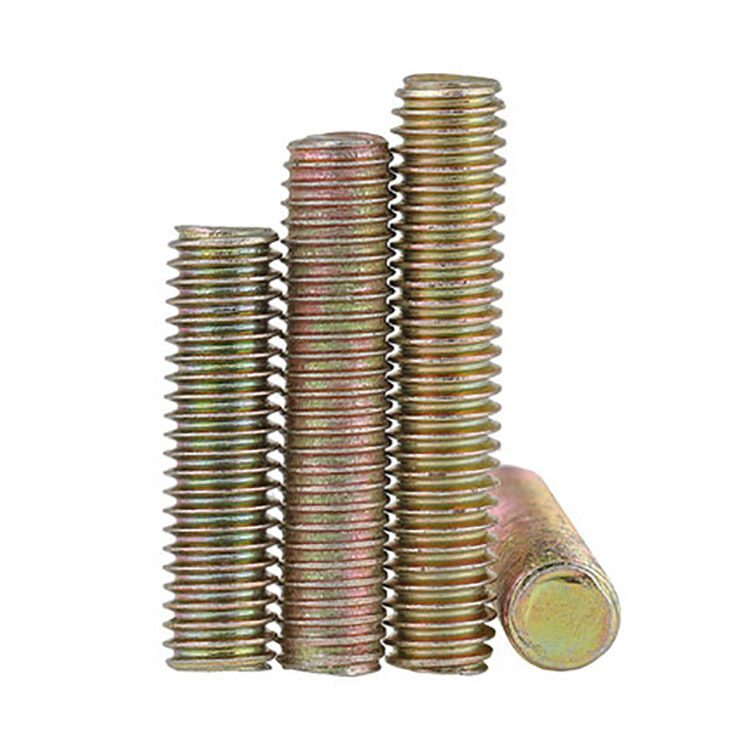 1.25mm Pitch M8 X 90mm Male Full Thread Metal Threaded Rod Screw
