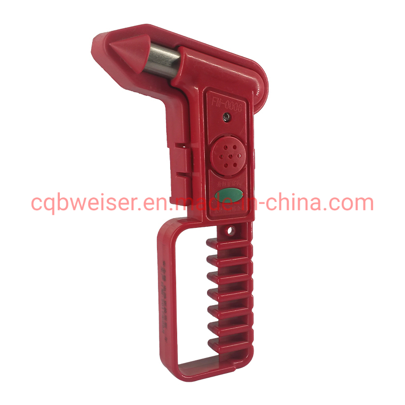 Anti-Theft Sound and Light Alarm Car Emergency Escape Hammer