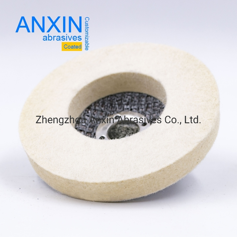 Войлочный лепестковый круг с армированной основой