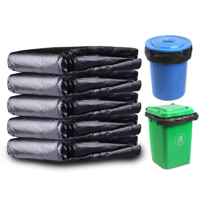 HDPE Disposable Extra Heavy Duty Flat Garbage Bag on Roll