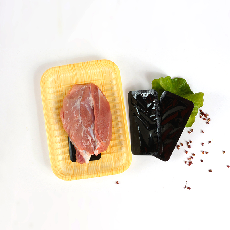 Eco-Friendly Seafood Pads for Fresh Meat and Veggies
