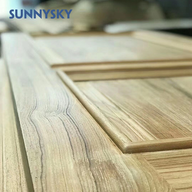 Manufacturer Window Model Solid Core Wood Net Wooden Designs Door with Vision Panel