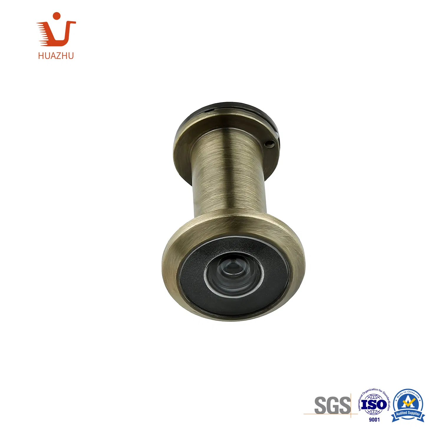 Zinc Alloy 220 Degree Peephole with Rotating Privacy Cover Safety Door Viewer