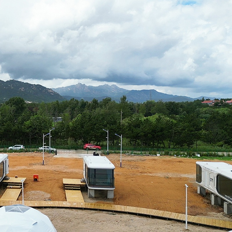 New Foldable Capsule House with Bedroom – Easy Assembly Portable Mobile Family Home