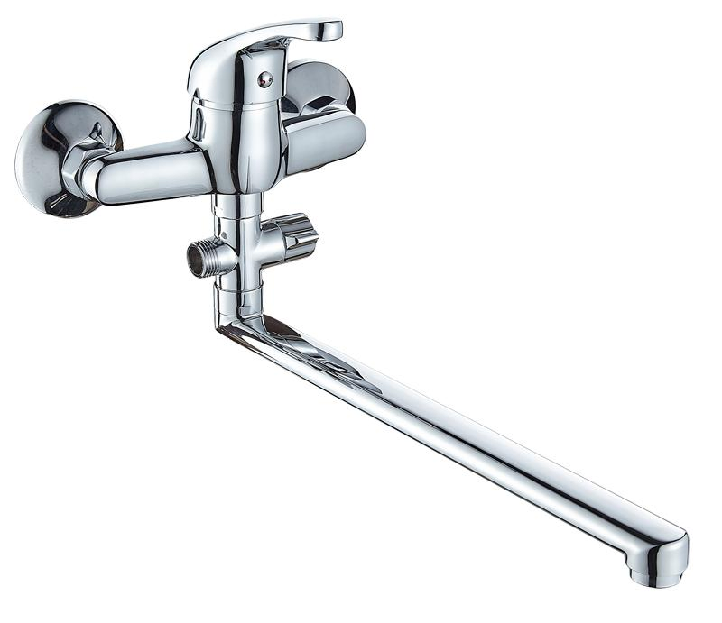 Brass Wall Mounted Single Handle Bathtub Shower Faucet (H11-208)