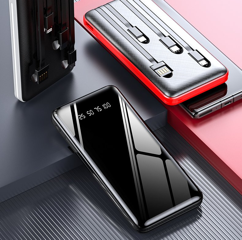 Портативный Power Bank 10000mAh 4 в 1