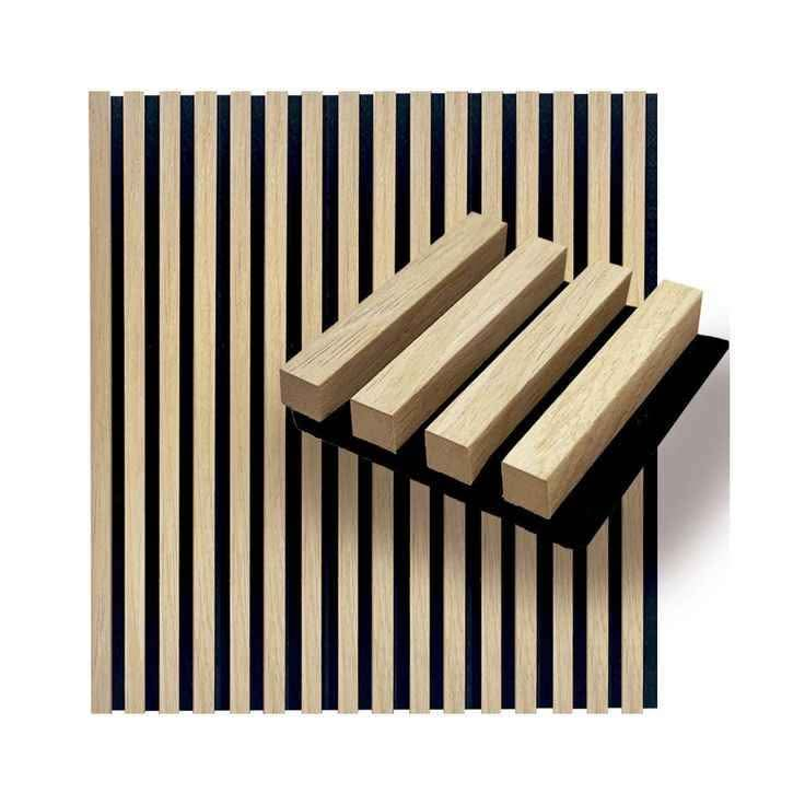 Acoustic Slat Panel Wood Panel Wood Modern Interior Sound Proof Wall Decoration Acoustic Wall Panels