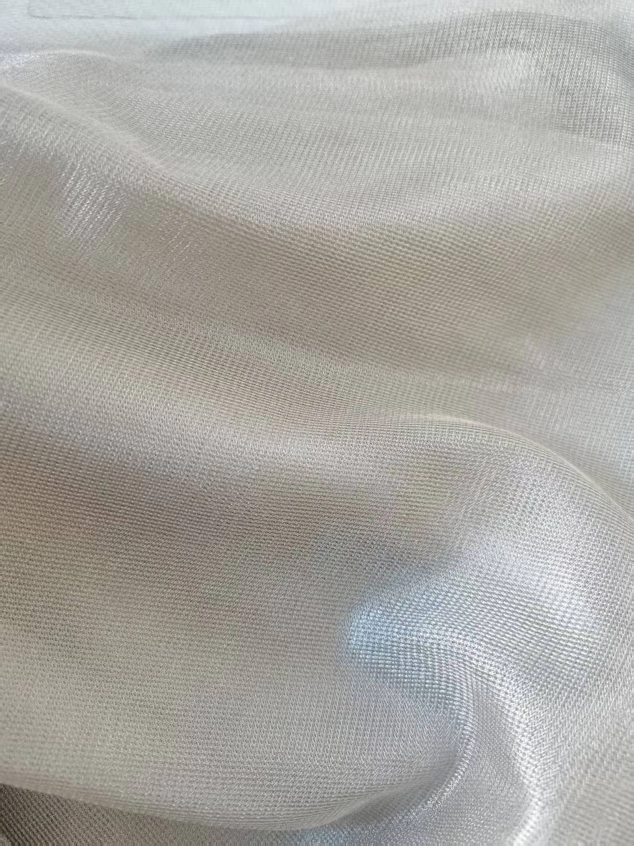 100% Emf Blocking RF Shielding Canopy Mosquito Net Silver Mesh Fabric