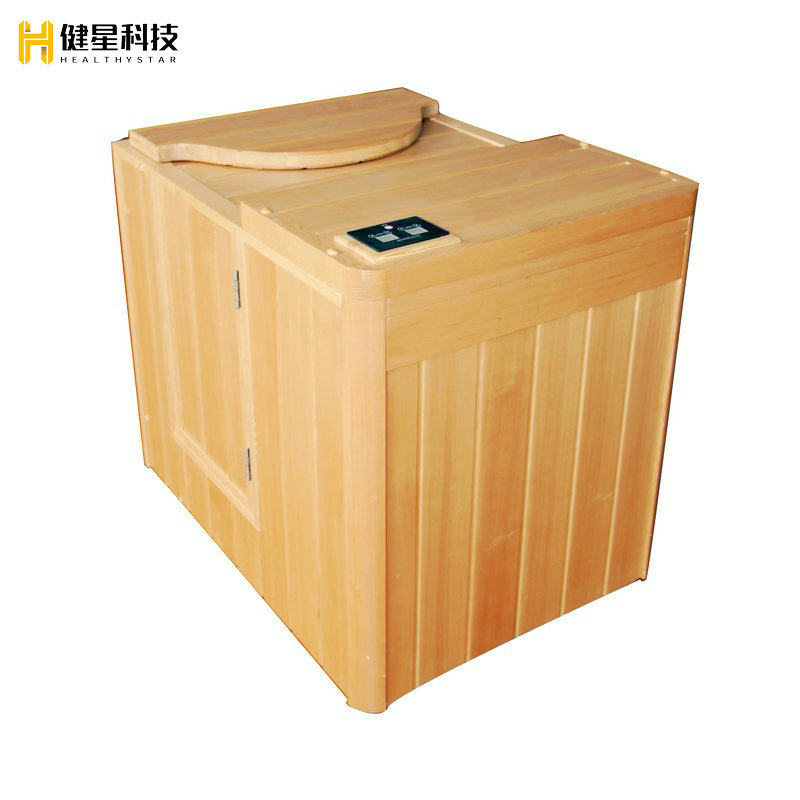 Сауна-бочка для квартиры с открытой дверью