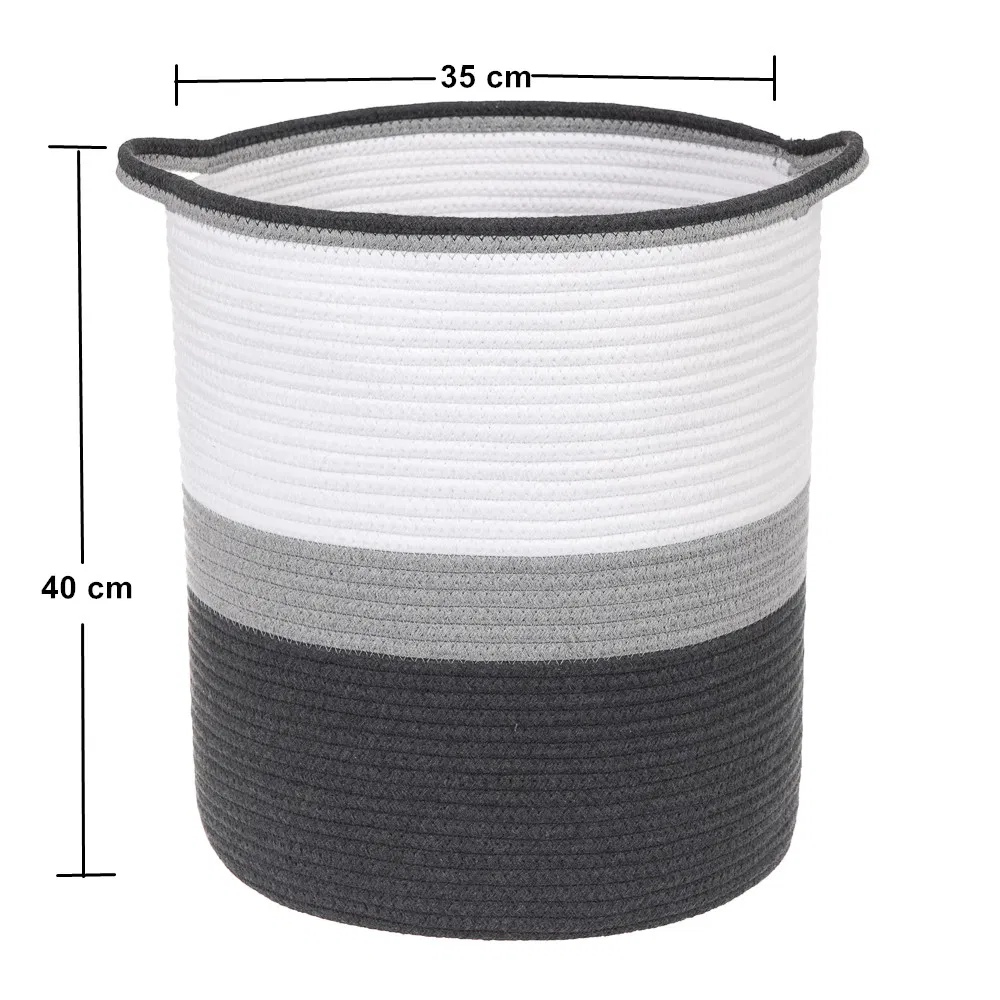 Cotton Rope Storage Baskets with Factory Price