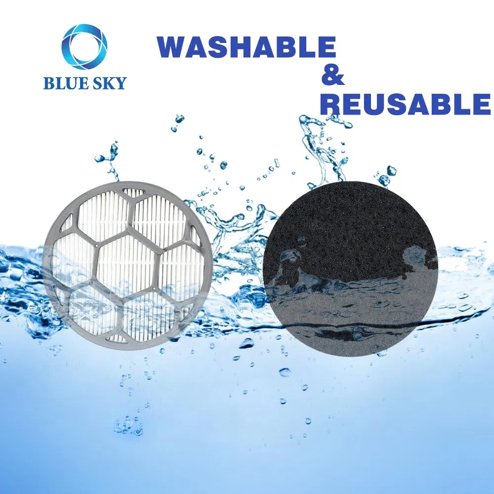 Washable HEPA Filter Sponge Filter Replacement for Neakasa / Neabot P1 PRO Pet Grooming Kit & Vacuum Cleaner Part