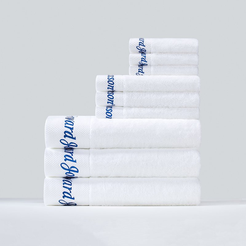 Branded Beach Towels White Face Towels Waffle Weave Towels Decorative Bath Towels