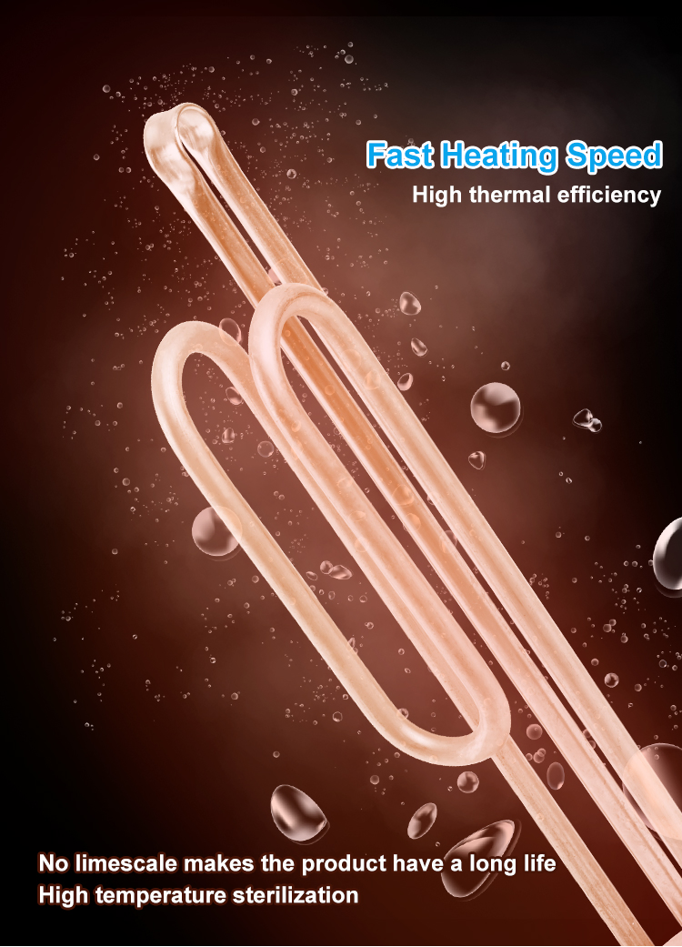 Водонагреватель 30л с цифровым дисплеем, горизонтальный