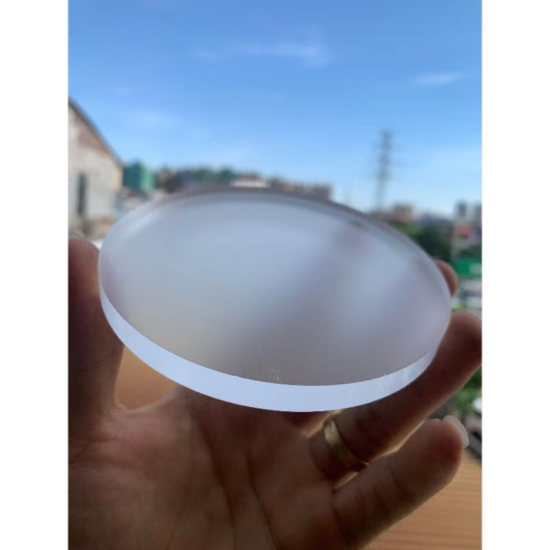 Transparent Round Acrylic Sheet Laser Cutting Engraving Diamond Polishing 1-200mm Thick
