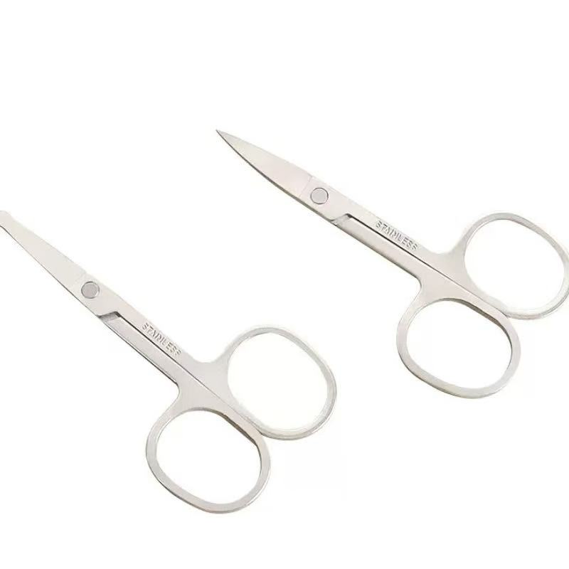 Original Factory Direct Stainless Steel Nose Hair Tip Beauty Tool Eyebrow Scissors