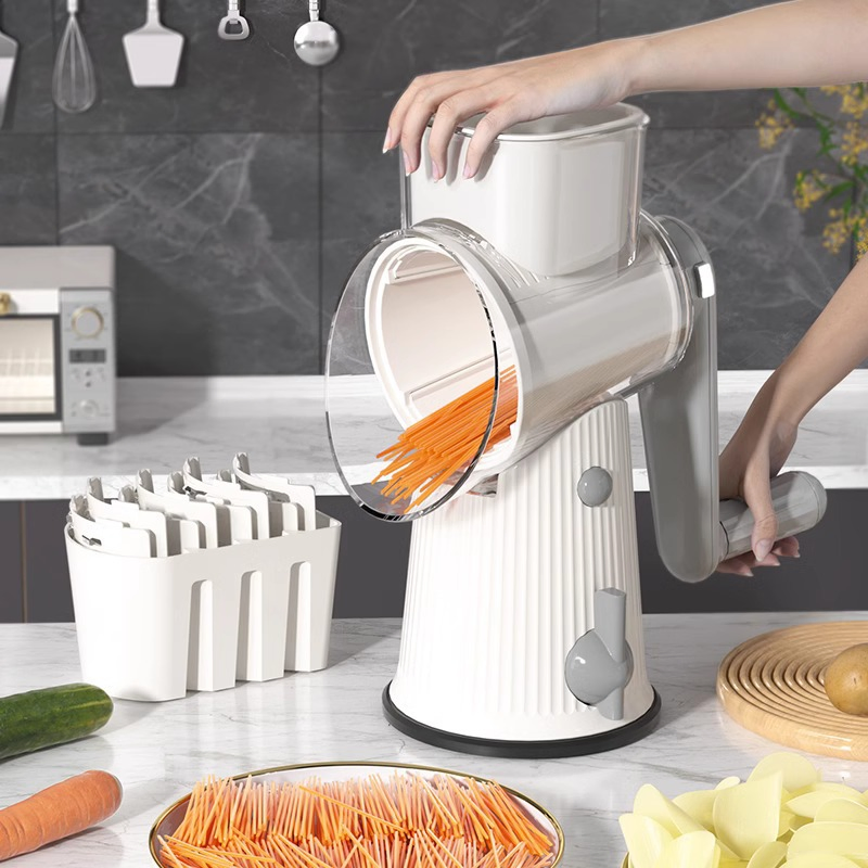 Manufacturer Wholesale Kitchen Gadgets Multi-Functional Vegetable Chopper Slicer Manual Roller Vegetable Slicer