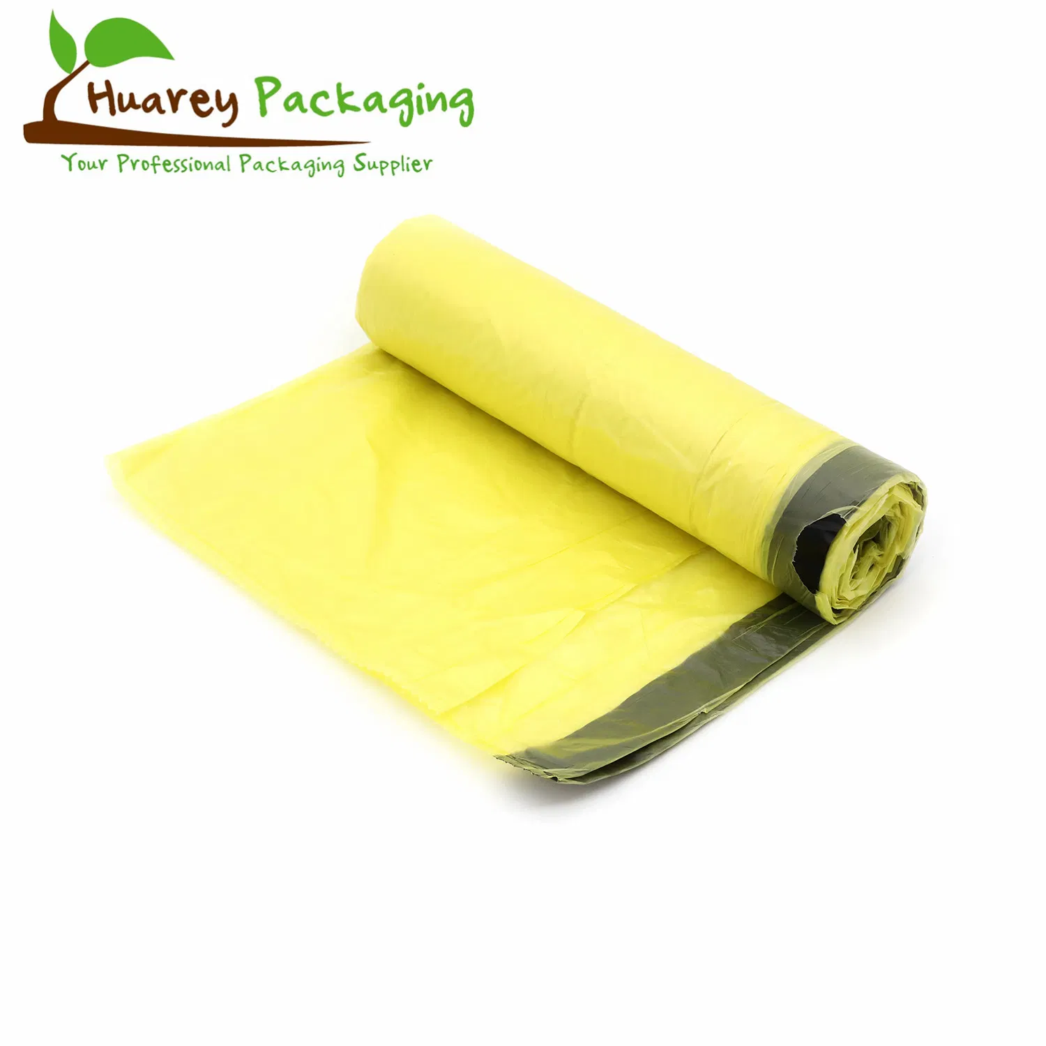 45 55 60 Gallon HDPE/LDPE Disposable Biodegradable Black Plastic Garbage Trash Bag for Rubbish Waste