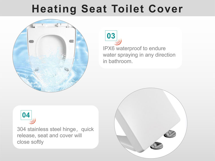 Direct Factory High Quality Modern Remote Control Warm Heating Toilet Seat Cover