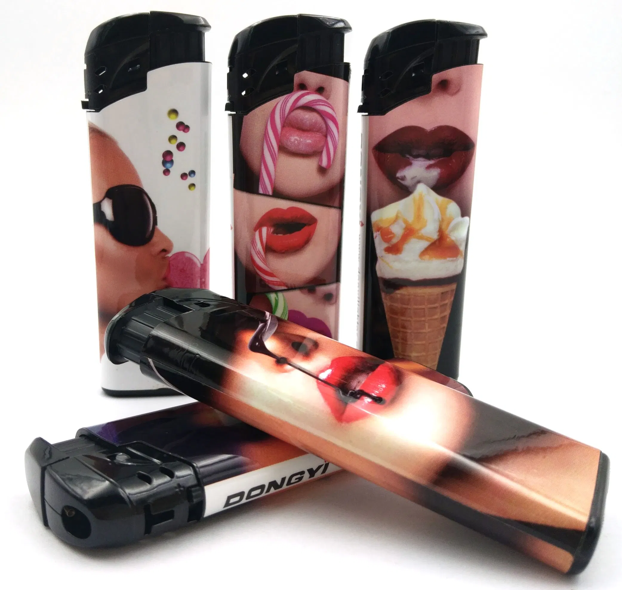 Wholesale Factory Hot Sales Disposable Refillable Gas Lighter with Logo