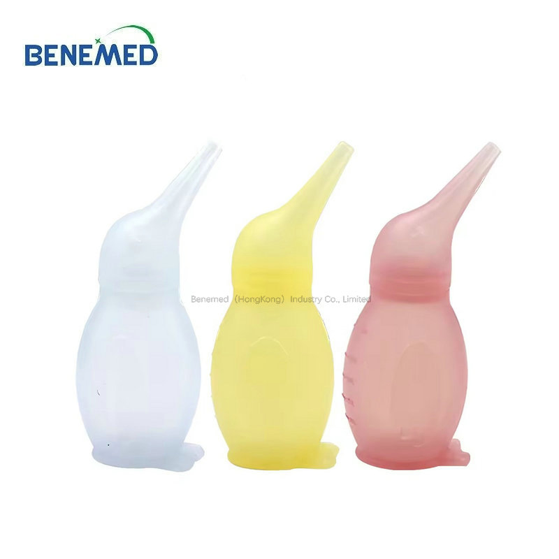 Silicone Re-Usable Penguin Sniffer Baby Sniffing Preventing Suck Snot Newborn Baby Children's Sucker Cleaner Nasal Aspirator