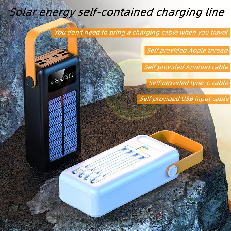 Wholesale OEM Portable Solar Mobile Power Bank Charger for Cell Phone