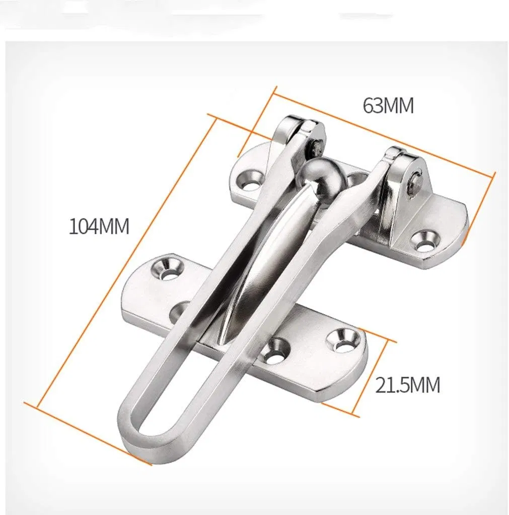 Mdsf01-Sn Die-Cast Zinc Security Latch, Satin Nickel Finish