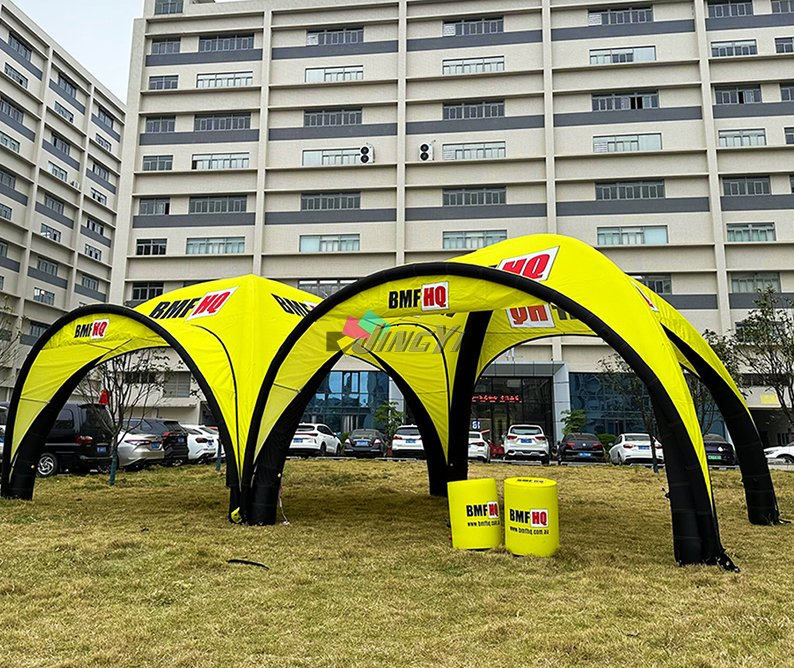 Custom Outdoor Advertising Event Led Lighting Trade Show Inflatable Desk Table