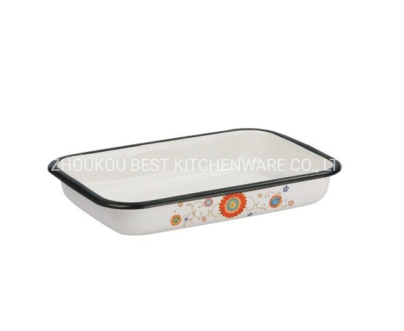 Wholesale Restaurant Enamel Tray Enamel Baking Pan