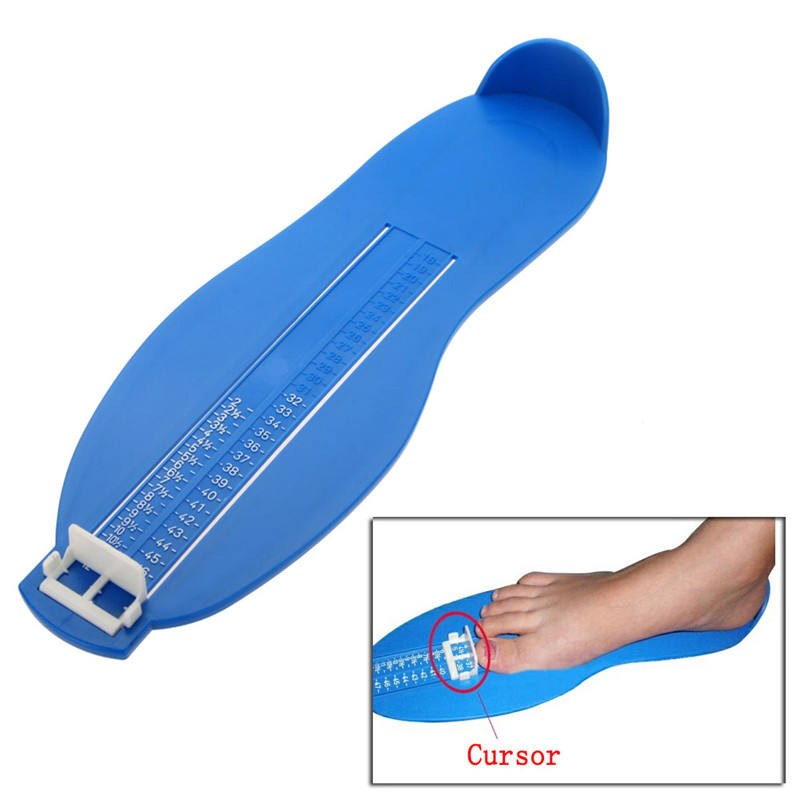 Factory Wholesale Custom Adults Kids Baby Toddler Shoe Feet Foot Measuring Ruler Sizer Foot Measuring Device Shoe Sizer