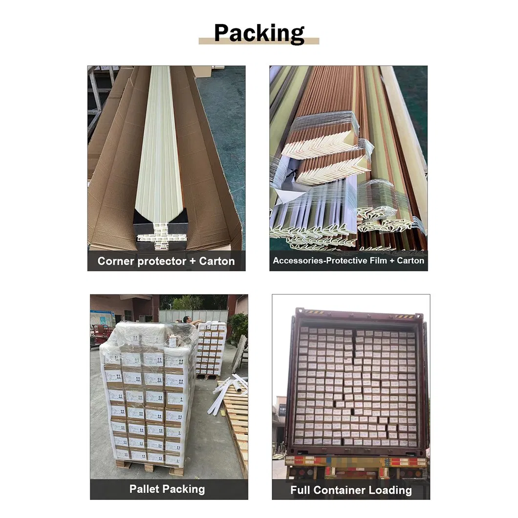 Wholesale 148X14X3000mm PVC Panel Fireproof Wood Grain Fluted WPC Wall Panel