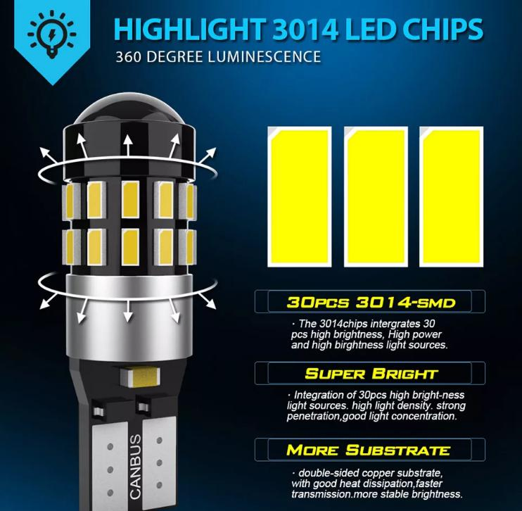 Светодиодная лампа Festoon 31-41мм для салона автомобиля