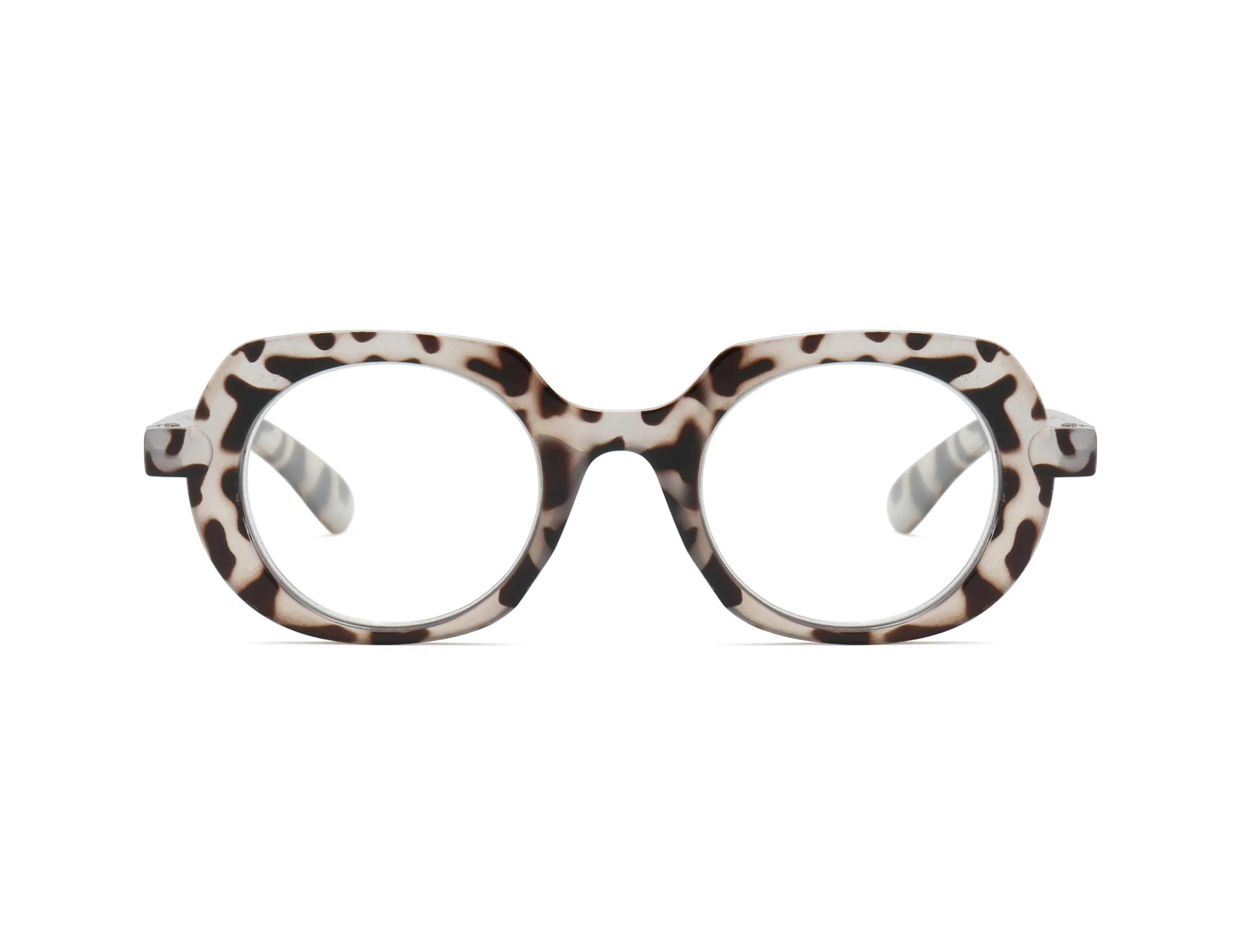 Fashion Model Men Women Spectacle Demi Brown Patch Custom Reading Glasses Frames