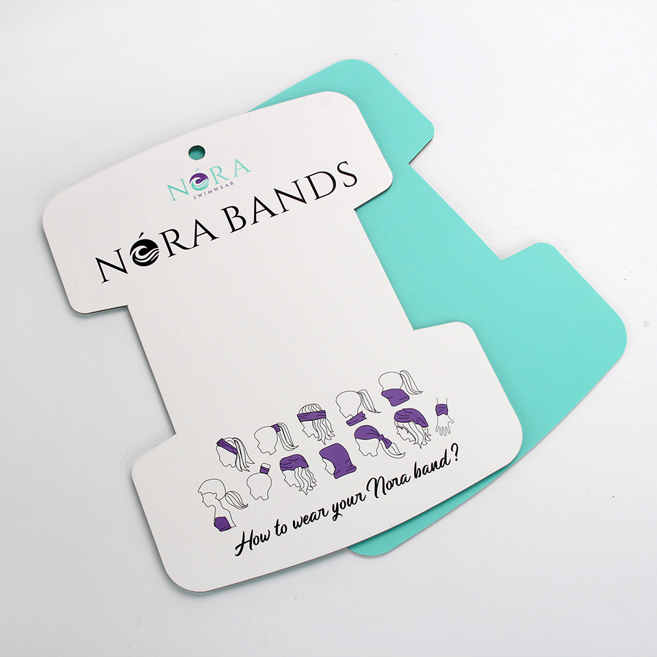 Бумажная вешалка для одежды с логотипом UV