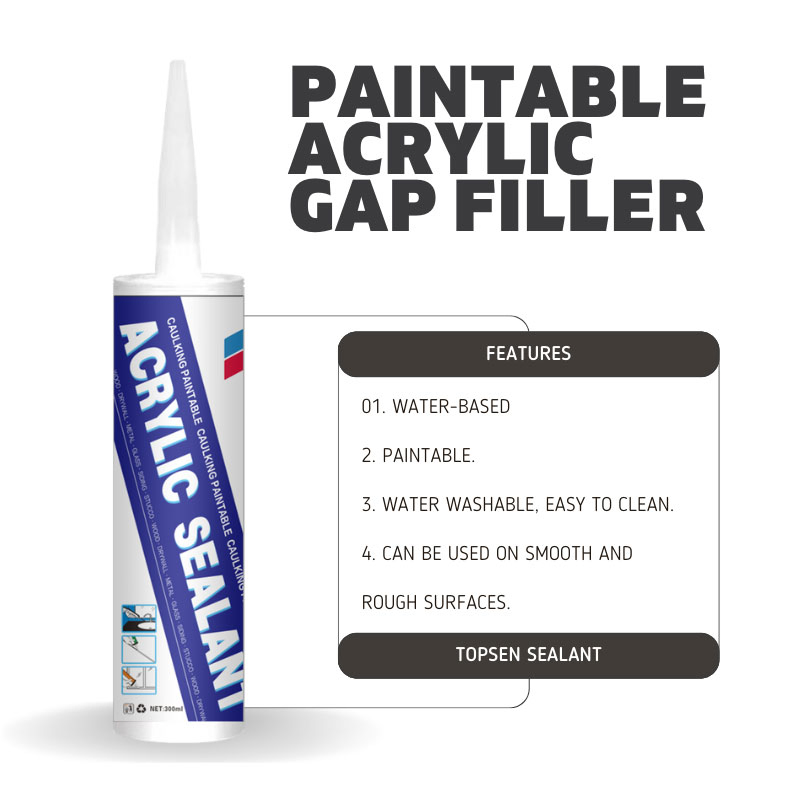 Paintable Kitchen and Bathroom Silicone Sealant Mold Free