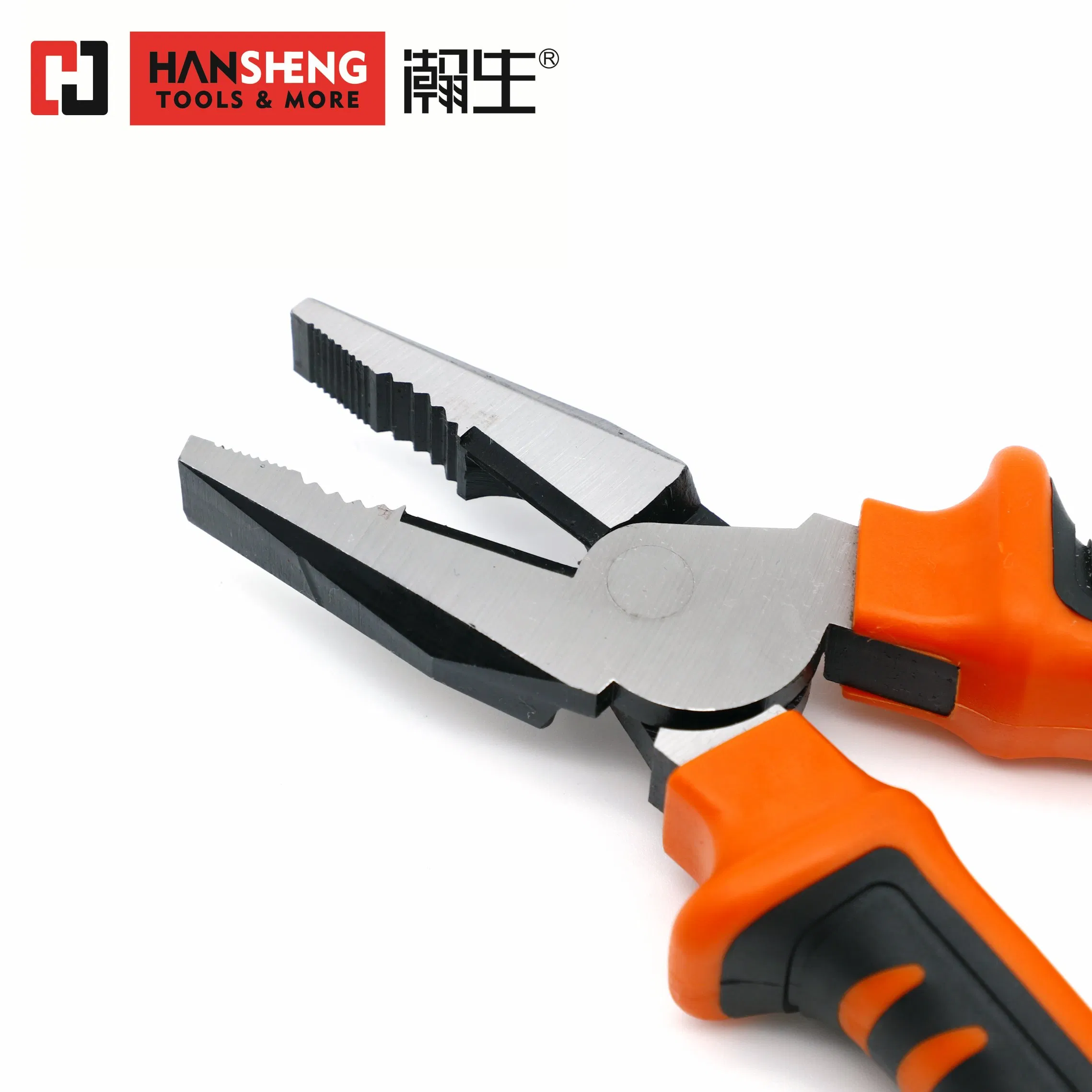 Комбинированные пассатижи Hansheng 7 дюймов, хром-ванадиевая сталь