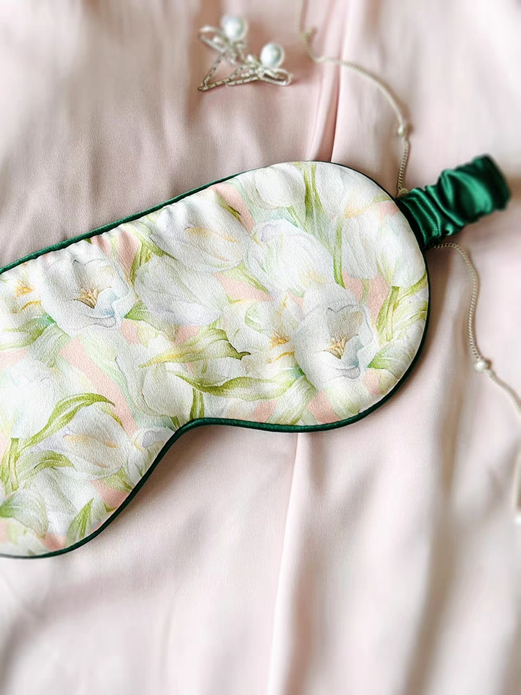 Double Side Mulberry Silk Eyemask Breathable Skin-Friendly
