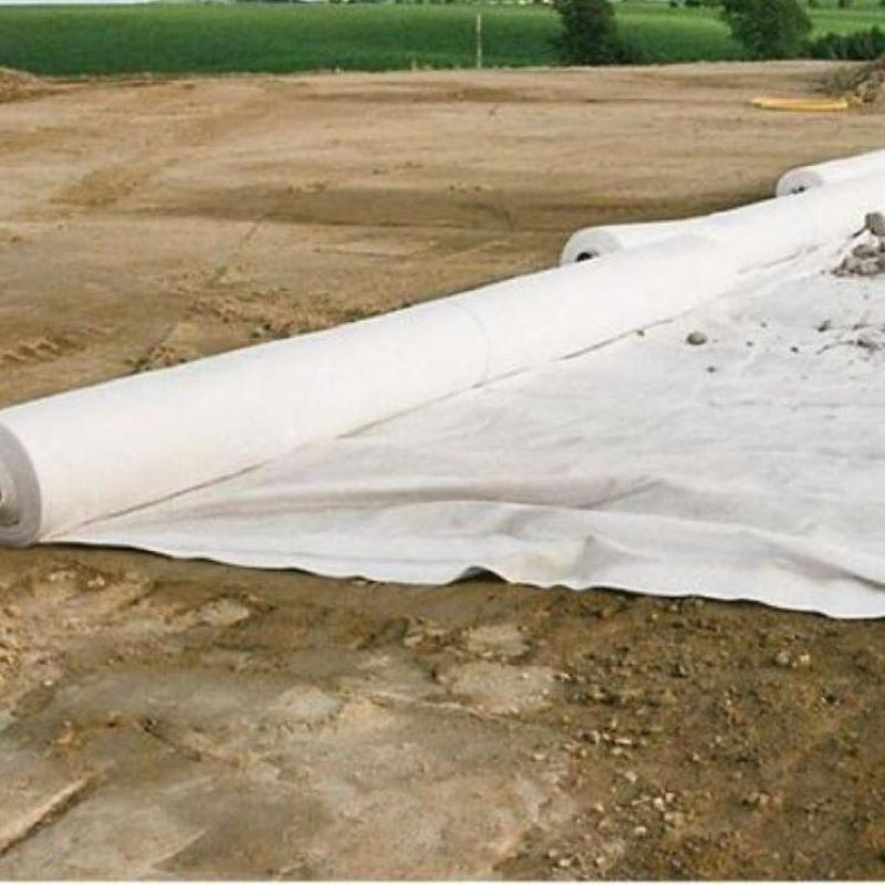 Short Fiber Needle Punched Geotextile Nonwoven Storage Dam Filter Layer Materials