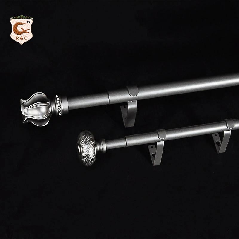 Manufacture Home Decorative 28mm Extendable Curtain Rods Set