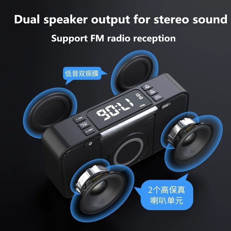 Multifunctional Alarm Clock FM Radio Music Player