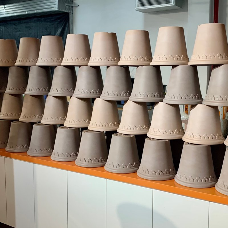 Wholesale Round Plastic Garden Flower Pot &amp; Planter for Gardening Design