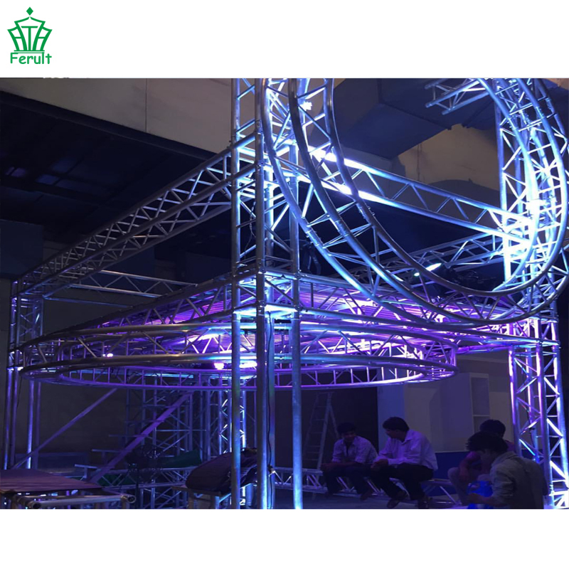 Outdoor Aluminum Circle Roof Truss Arch Lighting Truss Circular Roof Event Stage Truss