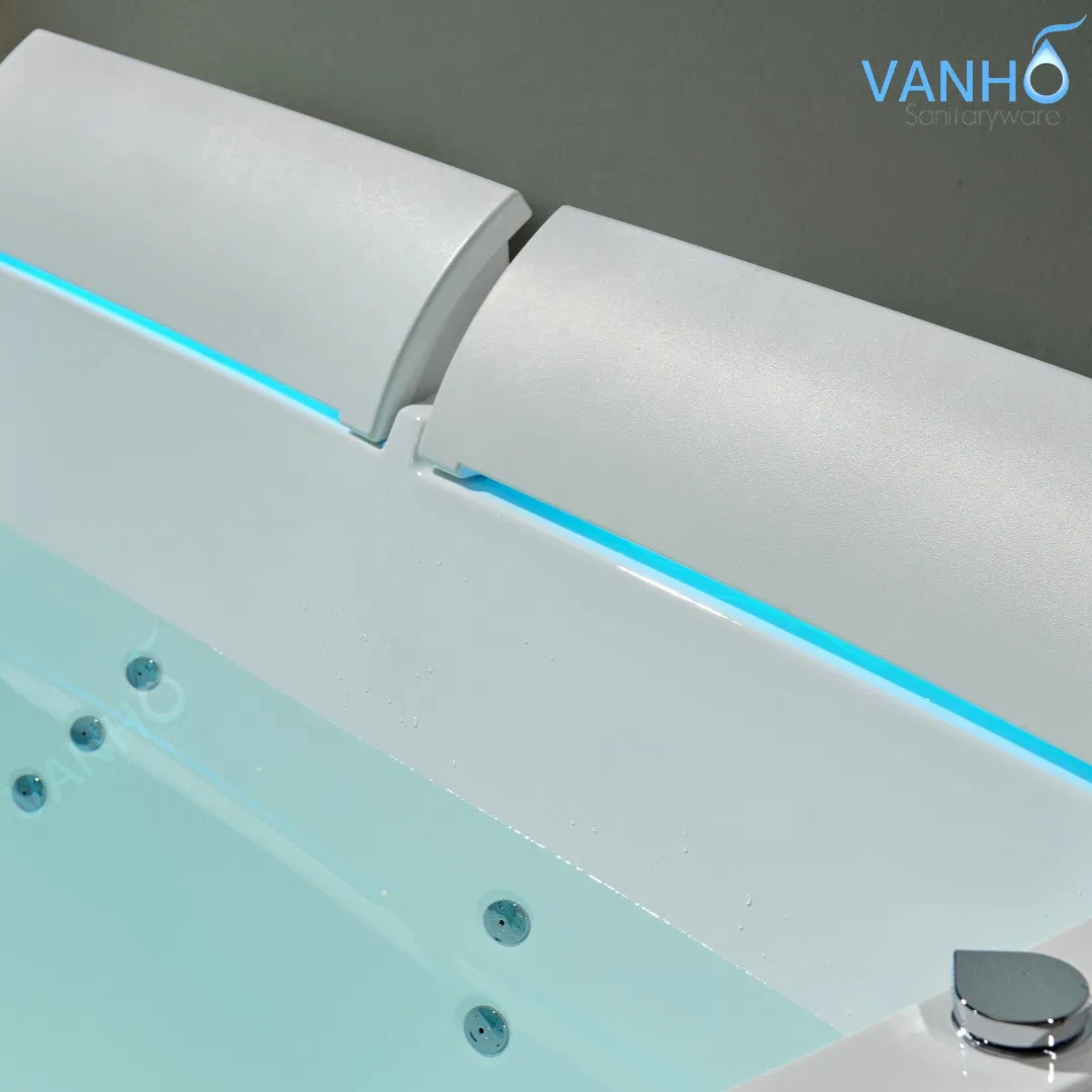 Угловая акриловая ванна на 2 персоны с гидромассажем