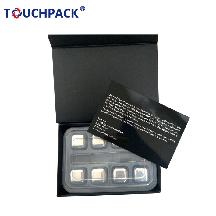 Stainless Steel Reusable Ice Cubes Square Shape Whisky Stone