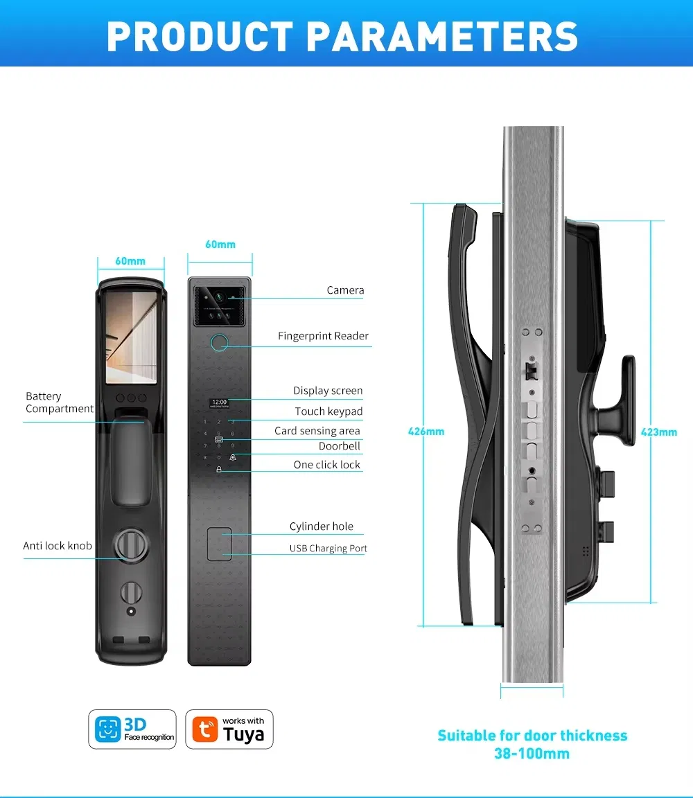 Advanced Video Call Smart Lock for Home Protection Solutions