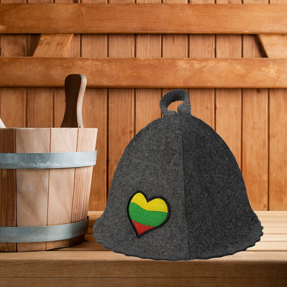 Custom Newest Design 100% Wool Felt Russia Sauna Hat Cap